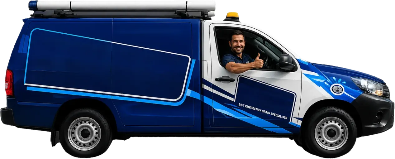 A licensed Coogee plumber heading out in the service van