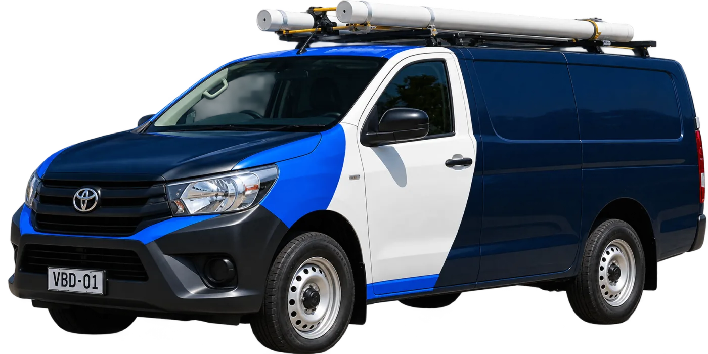 Our van, covering Coogee and the surrounding suburbs
